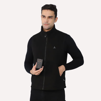 Polar Fleece Outdoor อุ่น Vest 100% Polyester Mens อุ่น Gilet