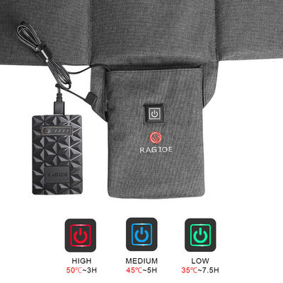 USB สามารถชาร์จได้ กันน้ํา หมอนที่อบอุ่น 5V หมอนที่อบอุ่นรถยนต์แบบพกพาที่มี 3 การตั้งค่าอุณหภูมิ