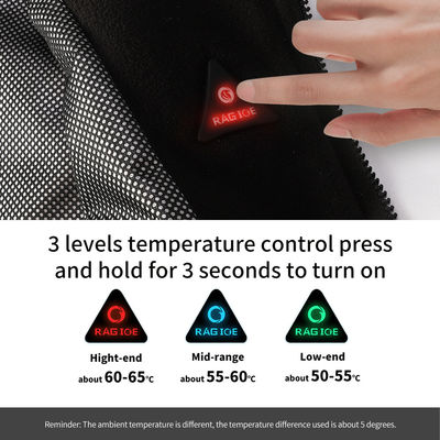 7.2v 5200mAh แบตเตอรี่ Powered Electric Vest อุ่น Gilet Womens