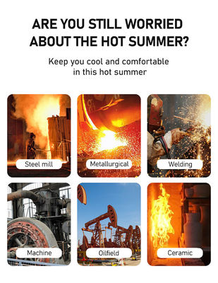 Summer Cooling Vest เครื่องปรับอากาศพัดลมระบายความร้อนเสื้อกั๊ก Sun Protection Vest สำหรับตกปลาก่อสร้าง