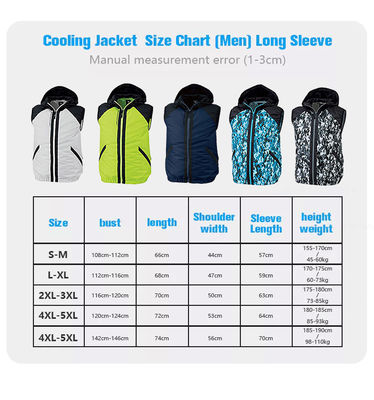 สีเทา 3XL Aircon Clothes ครีมกันแดด ชุดทำงานปรับอากาศ