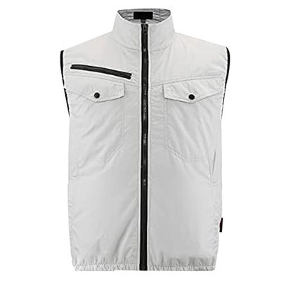 OEM สีขาวเครื่องปรับอากาศคูลลิ่งเสื้อกั๊กงานก่อสร้าง Ac เสื้อกั๊กคูลเลอร์
