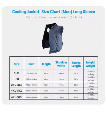 พัดลมระบายความร้อนแบบสบาย ๆ เสื้อกั๊ก Waistcoats OEM AC Vest Cooler