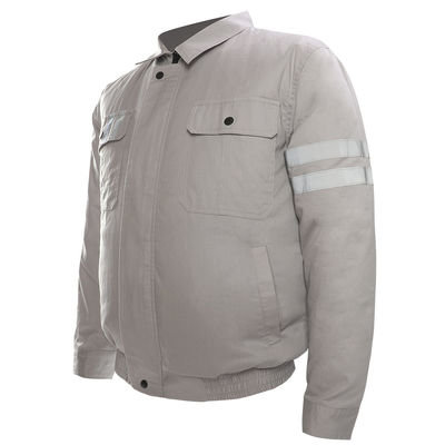 แจ็คเก็ตพัดลมระบายความร้อน Windproof เปิดลงปก Ac แจ็คเก็ตรถจักรยานยนต์