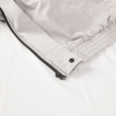 แจ็คเก็ตพัดลมระบายความร้อน Windproof เปิดลงปก Ac แจ็คเก็ตรถจักรยานยนต์