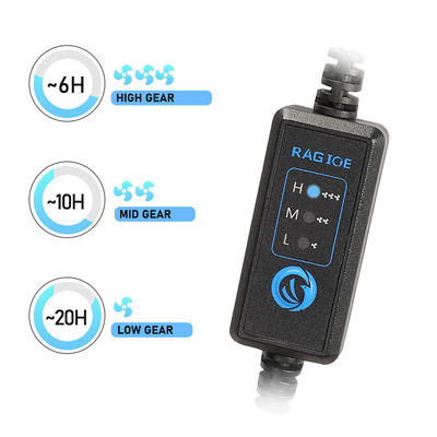 เครื่องแต่งกายมีฮู้ดเครื่องปรับอากาศแบบพกพาแจ็คเก็ต Ac สำหรับการตกปลาขี่จักรยาน