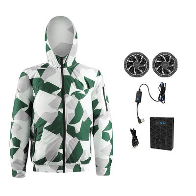 ROHS Fan T Shirt เครื่องปรับอากาศ Polyester Air Conditioned Coat