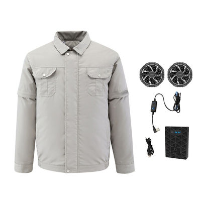 เสื้อปรับอากาศพัดลมเทอร์โบเสื้อยืดเครื่องปรับอากาศแบบสวมใส่ได้