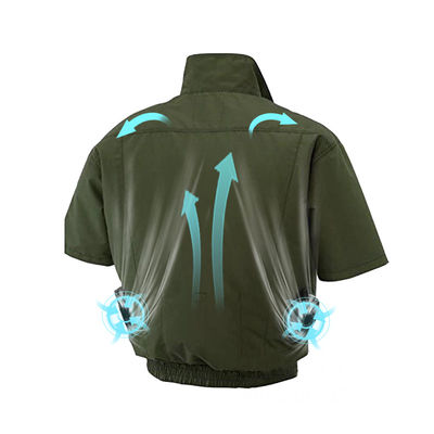 8.4V Cool Shirt เครื่องปรับอากาศ การไหลเวียนของอากาศบริสุทธิ์ Ac Cooling Shirt