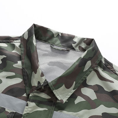 ฤดูร้อนเครื่องปรับอากาศเสื้อผ้าลายพราง Ac แจ็คเก็ต Unisex