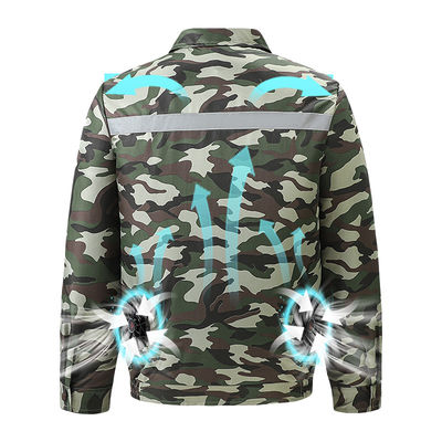ฤดูร้อนเครื่องปรับอากาศเสื้อผ้าลายพราง Ac แจ็คเก็ต Unisex