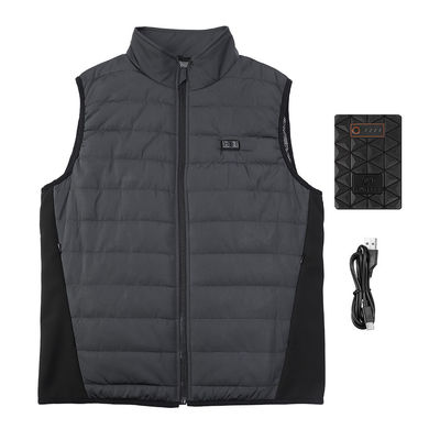OEM Worsted Outdoor อุ่น Vest เสื้อกั๊กอุ่นแบตเตอรี่ขับเคลื่อน
