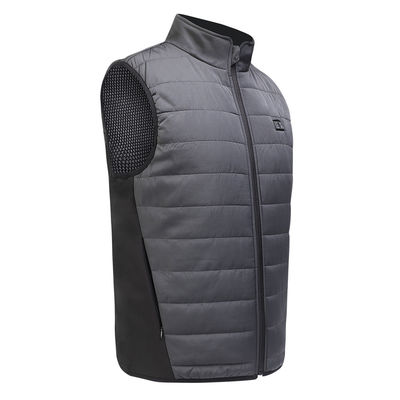 USB 5V แบตเตอรี่ Powered Vest โพลีเอสเตอร์แขนกุดไฟฟ้าอุ่น Waistcoat