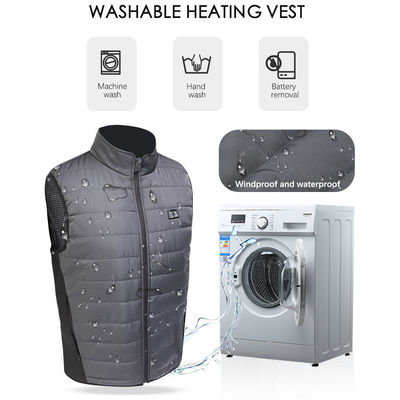 OEM Worsted Outdoor อุ่น Vest เสื้อกั๊กอุ่นแบตเตอรี่ขับเคลื่อน