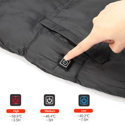 5 โซนความร้อนเสื้อกั๊กอุ่นกลางแจ้ง 5V เสื้อกั๊กอุ่นแบบชาร์จไฟได้