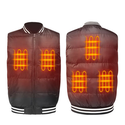 เสื้อกั๊กอุ่นกลางแจ้งซักได้สีน้ำตาล 45c Milwaukee Electric Jacket