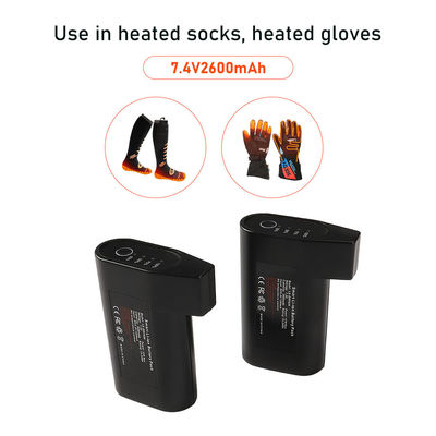 อุ่น Mitten Battery 18650 ชุดแบตเตอรี่ลิเธียมไอออนแบบให้ความร้อน