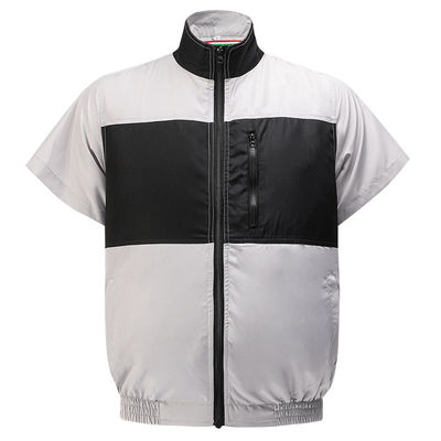 เสื้อกั๊กพัดลมระบายความร้อนสีเทาอ่อนสีดำ S/M/L/XL/XXL/XXXL Optinal พร้อมแบตเตอรี่ 6700mAh
