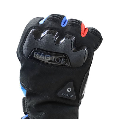 8.4V ถุงมืออุ่นแบบชาร์จไฟได้ Antiskid Electric อุ่น Cycling Gloves