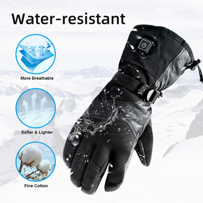 ขายปลีก พอลิเอสเตอร์ แรงมือจักรยานภูเขาไฟฟ้าที่ทําความร้อน 2600mAh แบตเตอรี่ทํางาน มือถือสกี