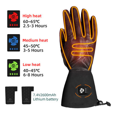 แถวมือสกีที่ทําจากหนังสังเคราะห์ที่กันลม แถวมือสกีที่ทําด้วยไฟฟ้าที่ทําด้วยความร้อน แถวมือที่ใช้แบตเตอรี่สําหรับล่า