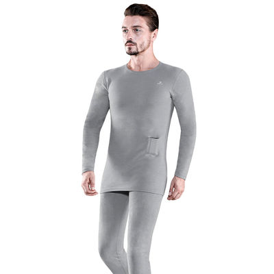 ชายไร้สายรีโมทคอนโทรลไฟฟ้าที่อบอุ่น ชั้นฐานแขนยาว เสื้อยืด Ultra Soft