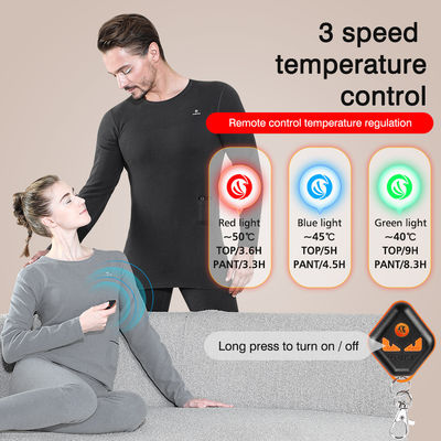 ชายไร้สายรีโมทคอนโทรลไฟฟ้าที่อบอุ่น ชั้นฐานแขนยาว เสื้อยืด Ultra Soft